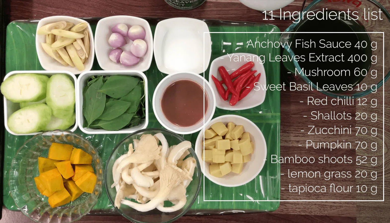 Asian ingredients and spices