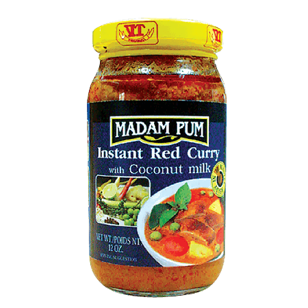 เครื่องแกงสำเร็จ – แกงแดง Instant red Curry with Coconut milk
