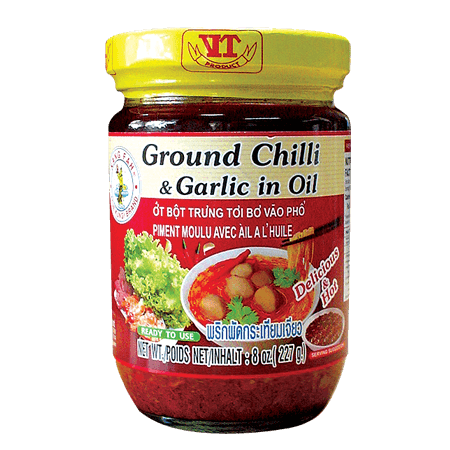 พริกผัดกระเทียมเจียว Ground Chilli & Garlic in Oil
