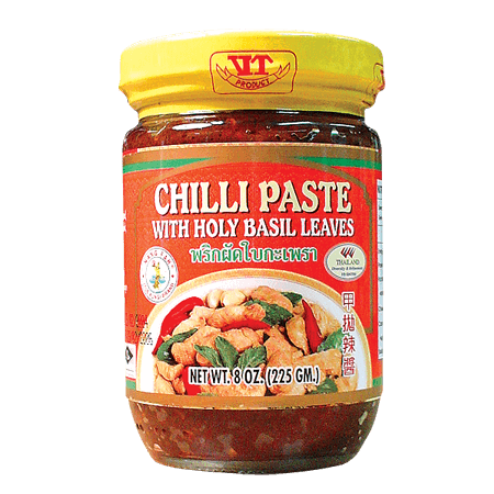 เครื่องปรุงพริกใบกระเพรา Chilli Paste Holy Basil Leaves