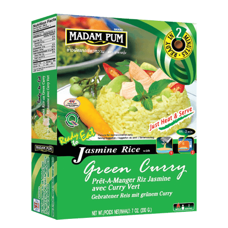 ข้าวผัดแกงเขียวหวาน Jasmine Rice with Green Curry