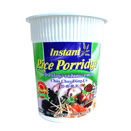 โจ๊กกึ่งสำเร็จรูป เห็ด-สาหร่าย Mushroom-Seaweed Rice Porridge