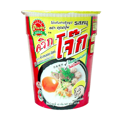 โจ๊กกึ่งสำเร็จรูป หมู Pork Rice Porridge