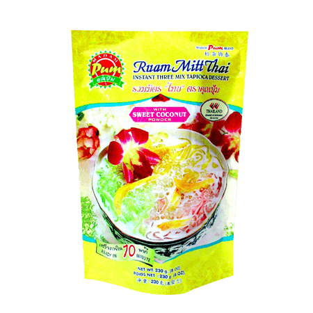 รวมมิตรไทย (Instant Three Mix Tapioca Dessert) Ruam Mitt Thai